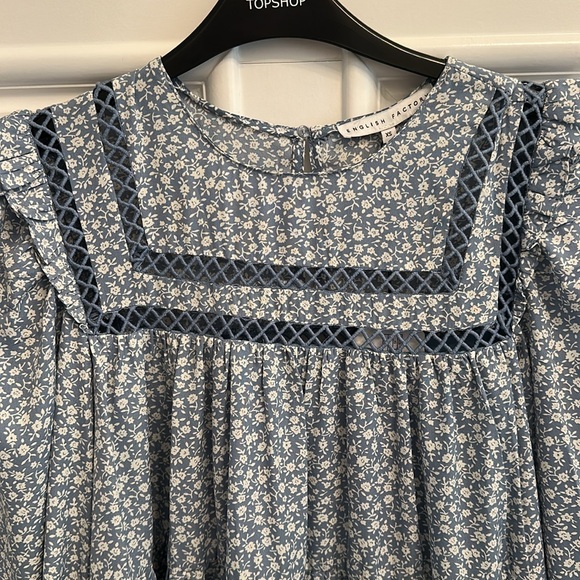 English Factory Tiered Detail Babydoll Dress - Picture 2 of 4